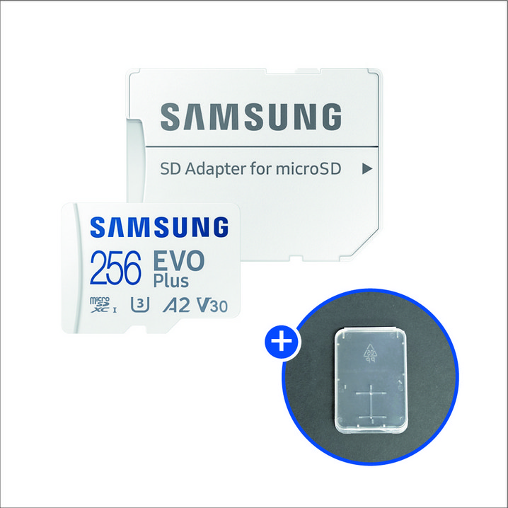 삼성전자 마이크로SD카드 EVO PLUS MBMC256KAKR SD카드 케이스