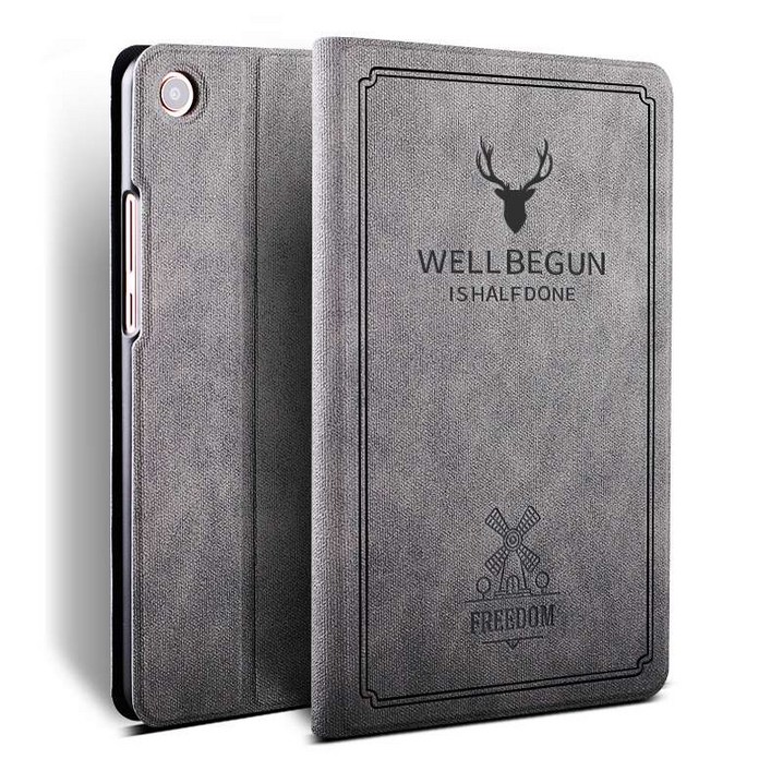 샤오미 호환 레트로 스탠드 PU 가죽 스마트 커버, 레드미패드 5 프로 11 5G 2021 태블릿 케이스, 미 패드 4