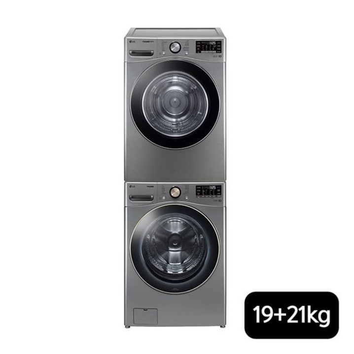 LG 트롬 실버 건조기 19kgRH19VTAN21kg 세탁기F21VDA
