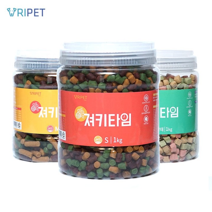 브리펫 져키타임 1kg 11 노즈워크 칭찬 간식