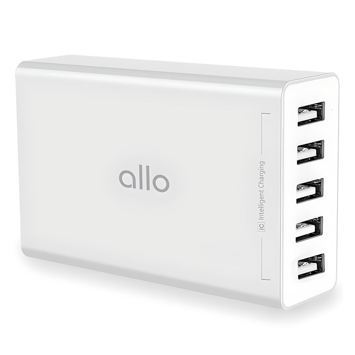 알로코리아 USB 5포트 2.4A 스마트 멀티 고속 충전기 UC401S