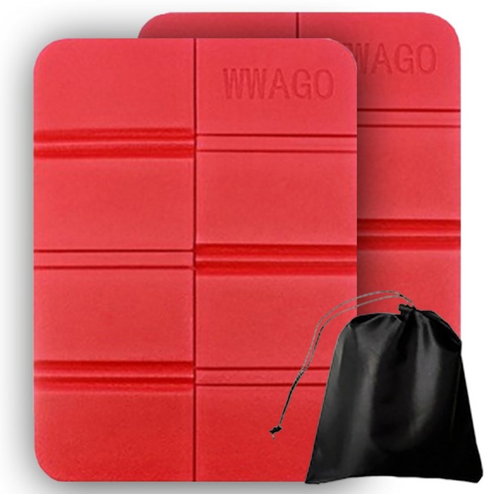 초경량 휴대용 접이식 등산 방석 2개