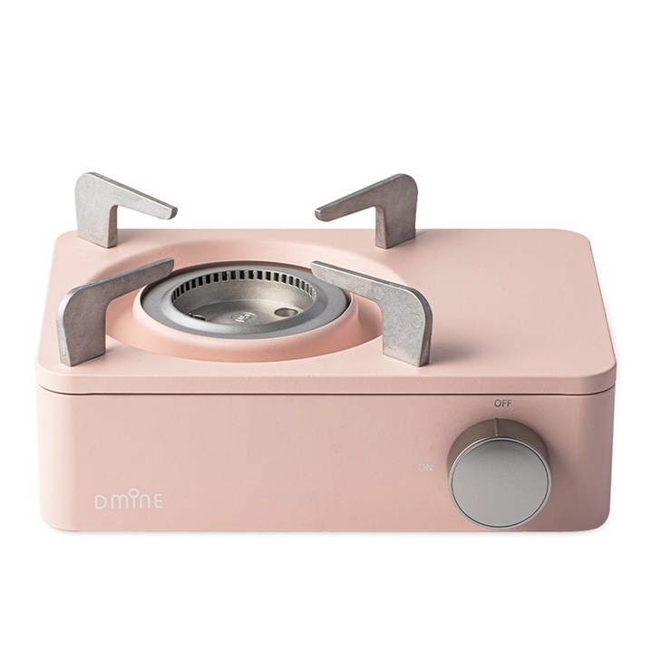 디마인 감성 스토브 캠핑 미니 가스버너 휴대용 GRASTOVE  전용가방포함, 핑크, 1개