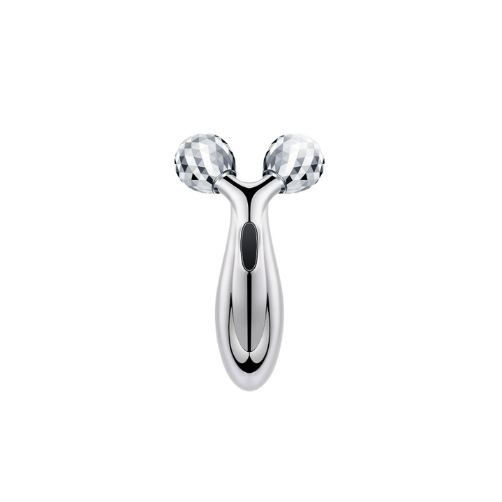 레스트릿 3D 경락 페이스 바디 롤러, 1개, 실버