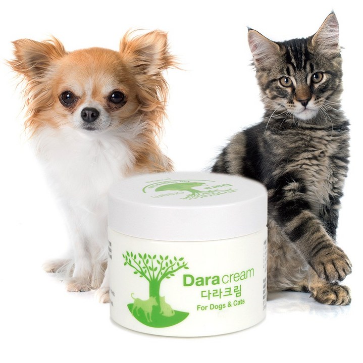 [하이내처]강아지 피부병 아토피 곰팡이 습진 케어 다라크림 25g, 80g 밤 타입 보습 크림 연고