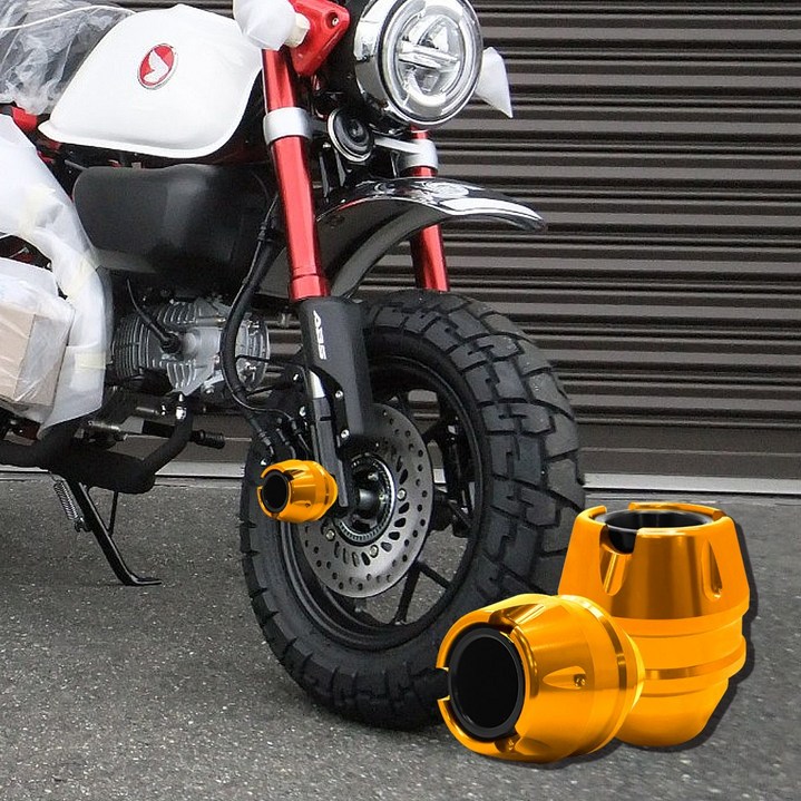 오토티엔 혼다 몽키125 2024년2025년 튜닝 슬릭포크 프론트 포크슬라이더, Gold골드, 1세트