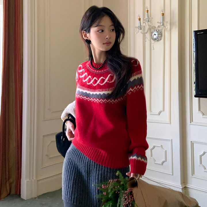 대박난박양 루비 니트 스웨터