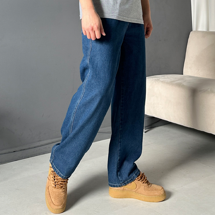 [착한플리츠&당일출고] 데일리 밴딩 와이드 청바지 데님 All season 5color