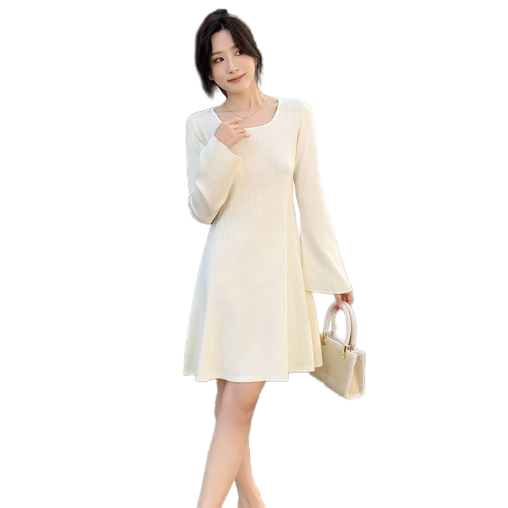 셀럽당 춘추 니트원피스 추동 신상 슬림핏 a라인 이너 레깅스 스웨터스 FR0430-KR