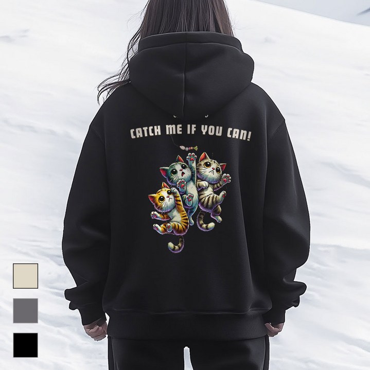 OHP 작품을 입는다 기모 후드 best3