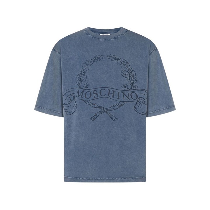 모스키노 로렐 리스 자수 티셔츠