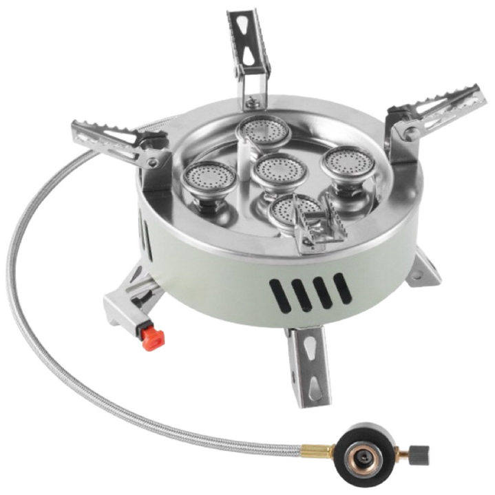 캠핑왕국 5구 로켓붐 스토브 캠핑버너