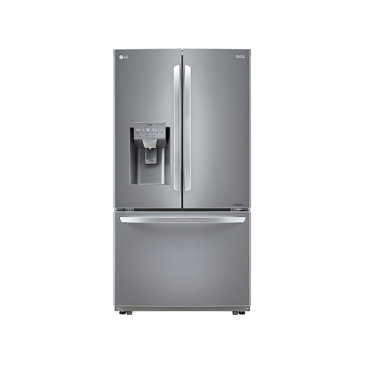 얼음정수기냉장고 LG전자 디오스 양문형냉장고, 스테인리스 실버, F625SI15