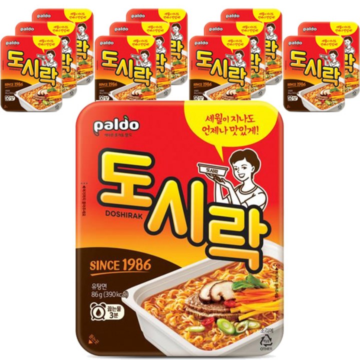 팔도 도시락 컵라면 86g