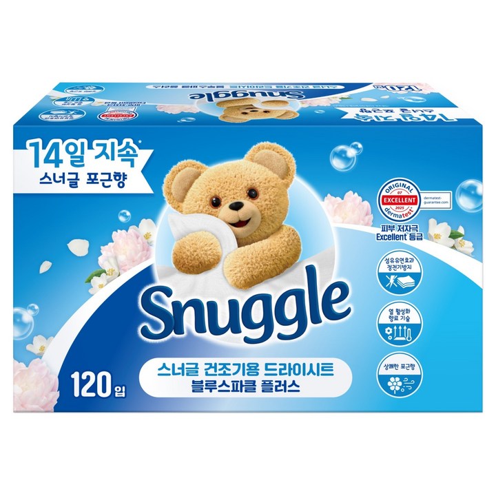 스너글 건조기용 드라이시트 블루스파클 플러스 본품