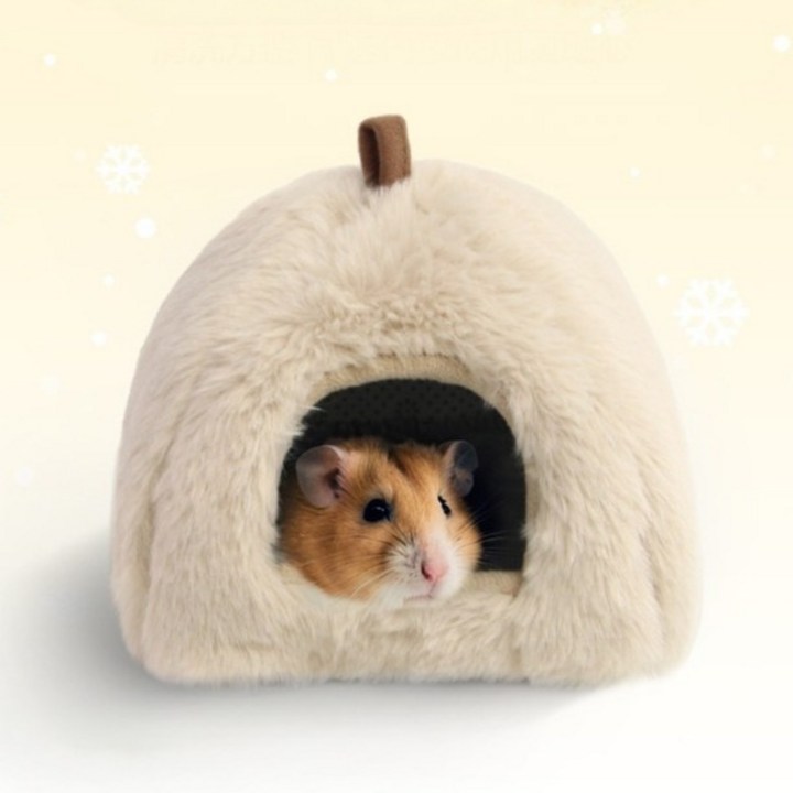 레몽크리프 햄스터 포근 포포룸 L 15 x 15 cm, 베이지, 1개