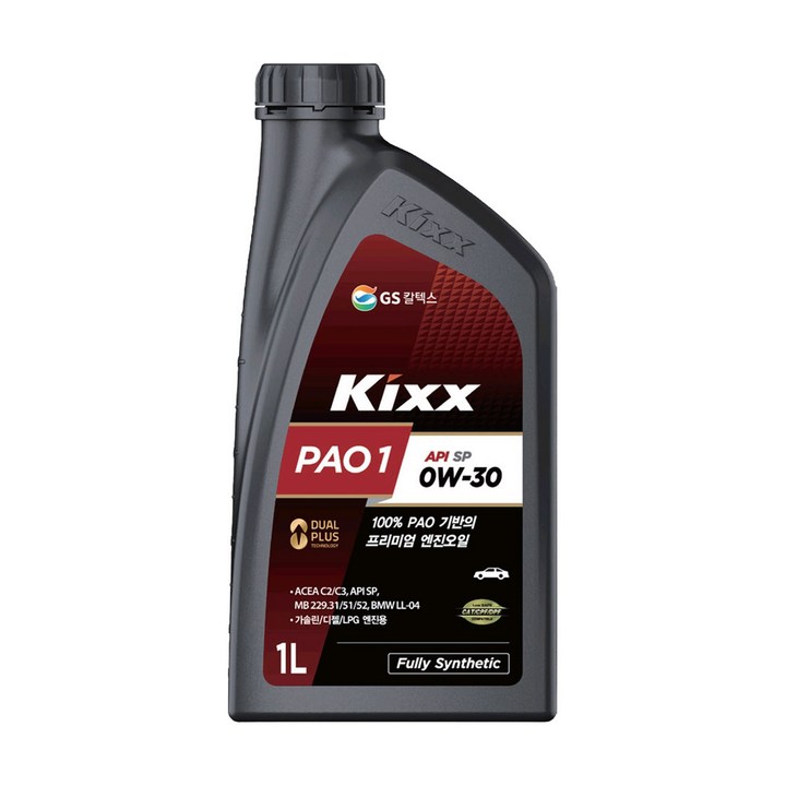 GS 킥스 Kixx PAO 1 0W30, 1L, 0w30, 11개