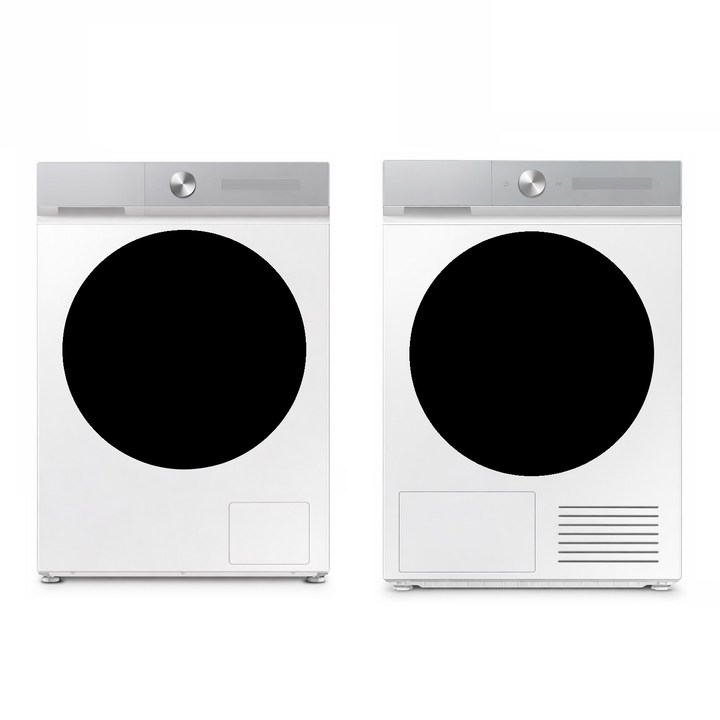 삼성전자 13kg 드럼 세탁기+10kg 건조기 직렬설치 WW13BB844DGH+DV10BB8440GH 키트 포함 삼성 설치 지원, 화이트, 병렬설치