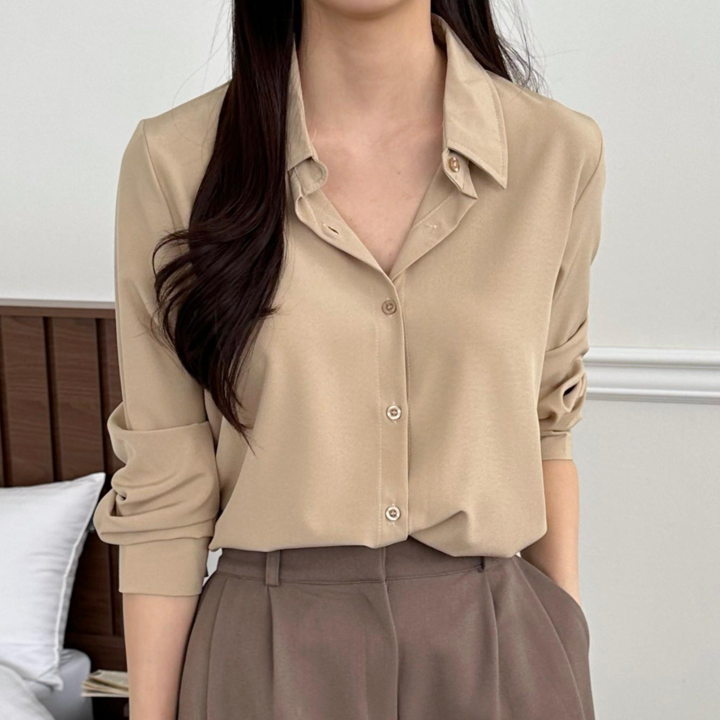 루나제이 여성 블라우스 구김없는 여자 셔츠 링클프리 14가지 컬러