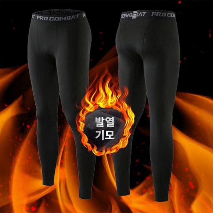 남성 기능성 발열 기모 레깅스 타이즈 11