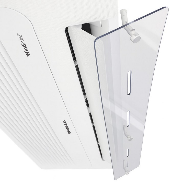 천장형 시스템 에어컨 바람막이 1WAY 2WAY 4WAY 호환 설치 각도조절, 1개, 에어컨바람막이  천장형60cm