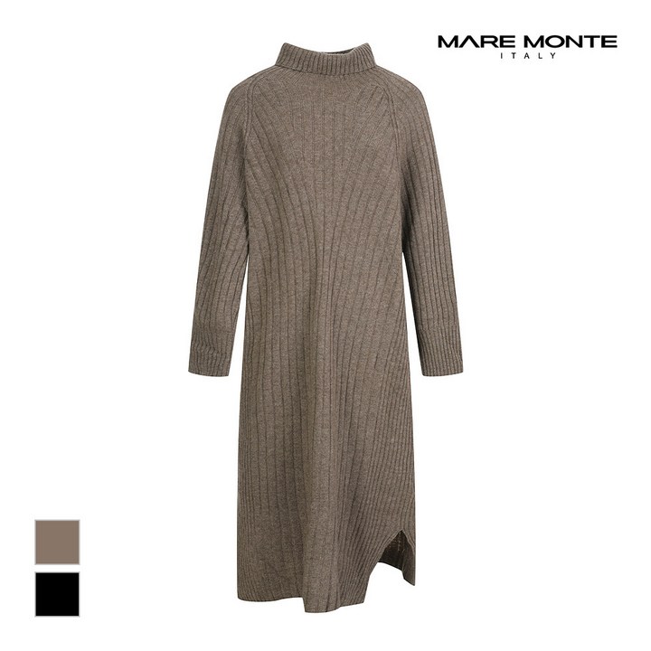 마레몬떼 세로ST패턴 니트롱원피스M231MKT05B0
