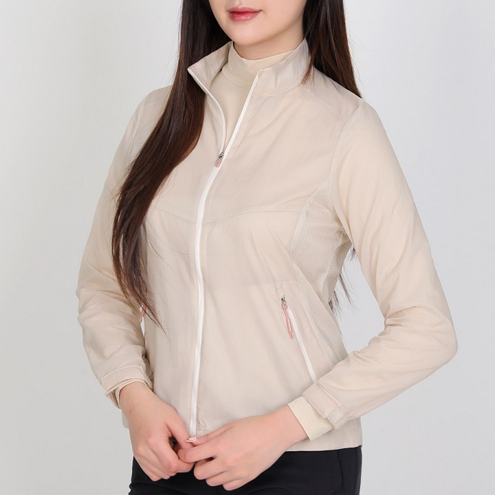 김영주스포츠 여성 여신필수템 프리미엄 나일론 100 펀칭메쉬 빅사이즈 바람막이 자켓