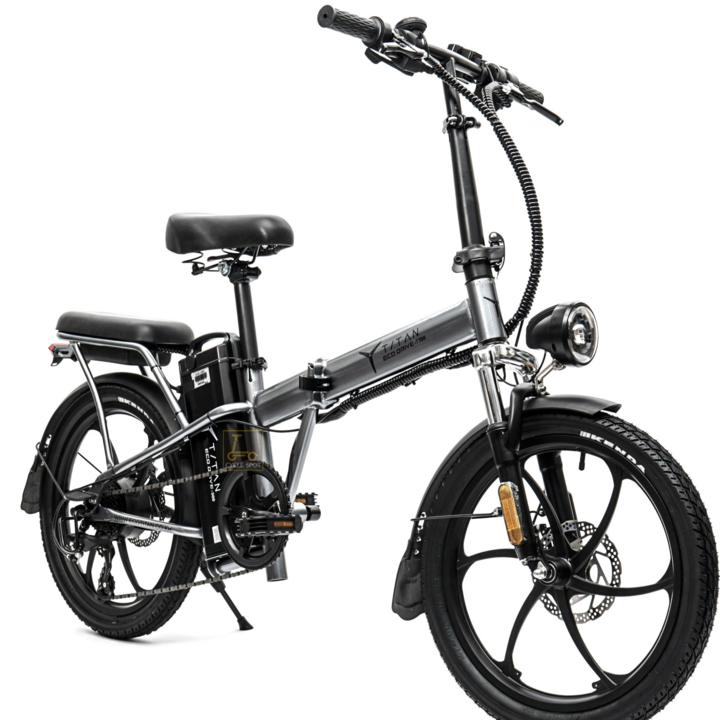메리다전기자전거 전기자전거 타이탄700 48v 10ah 500w 접이식 펫타이어 스로틀PAS겸용 자전거도로 주행가능, 블랙