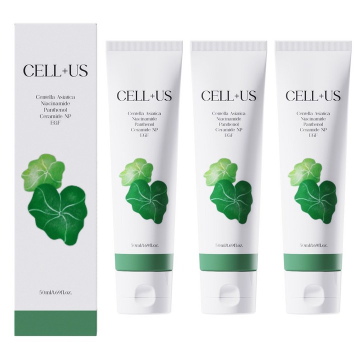 셀어스 병풀 시카 진정 장벽 크림 병풀자생크림, 3개, 50ml