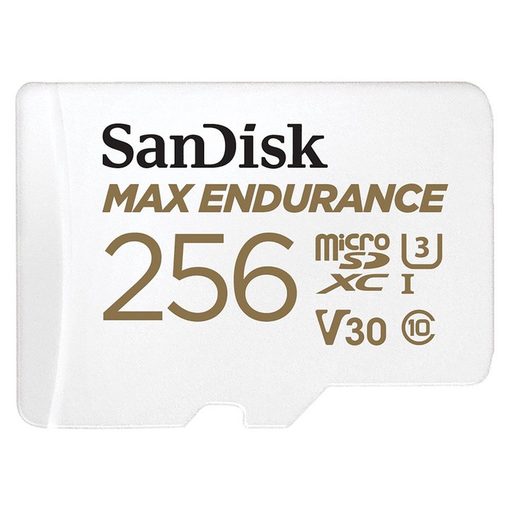 샌디스크 Max Endurance 블랙박스 마이크로 SD 카드, 256GB 20230508