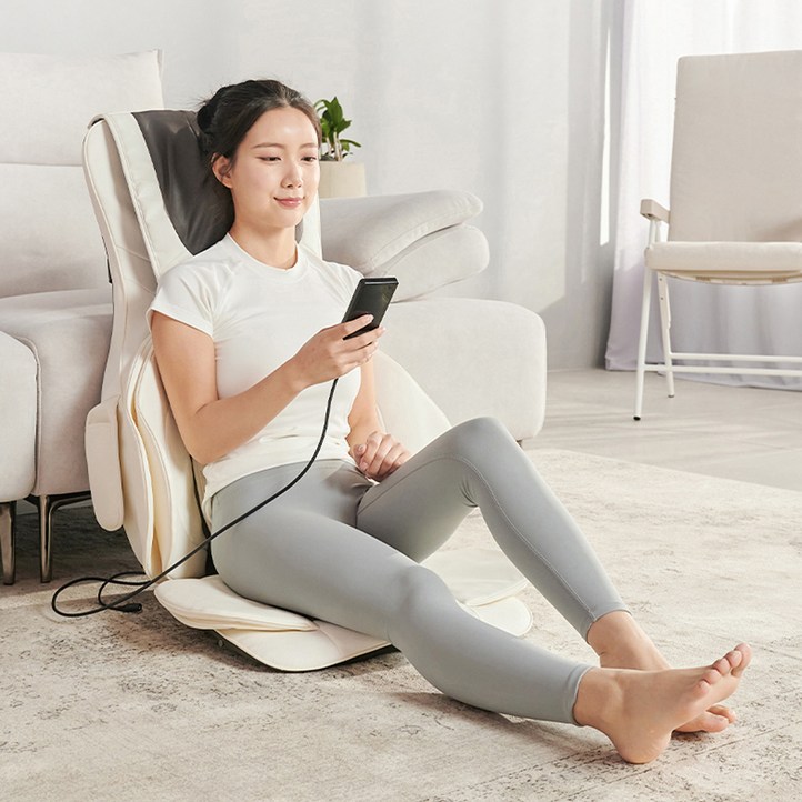 에어그램 코어 의자안마기, AGCR2402i, 크림아이보리