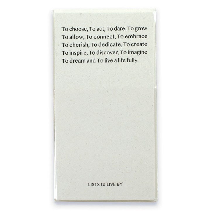 페이퍼리안 리스트 투 리브바이 쓰리로우 데일리 핸디 플래너 만년형