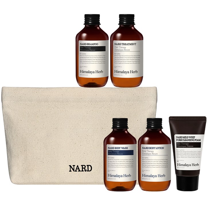 나드 트래블키트 5종  코튼파우치