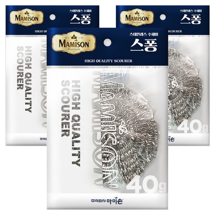 마미손 스퐁 수세미 중 40g