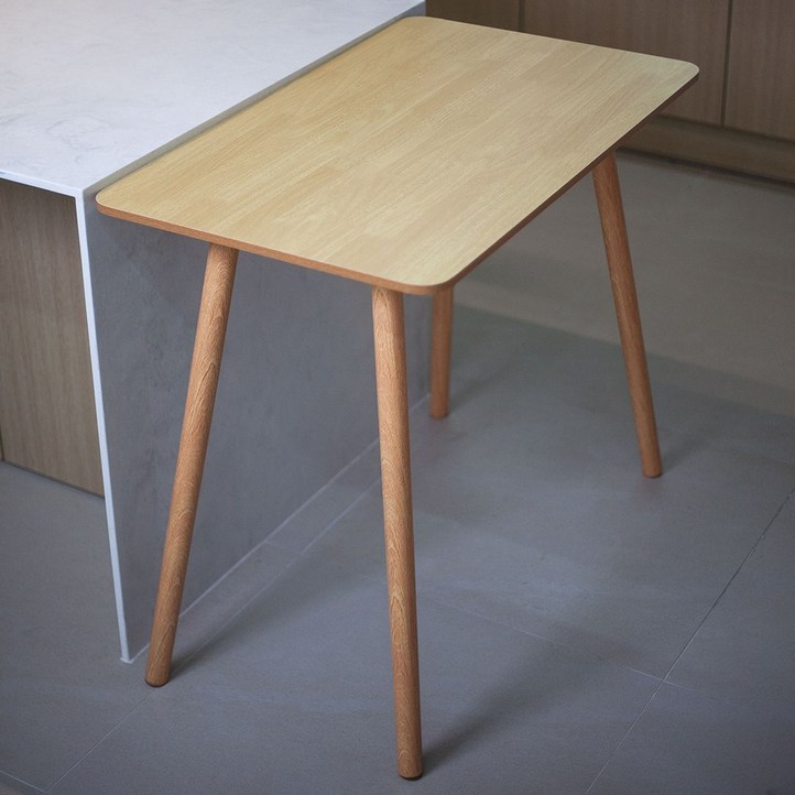 파카이 가구 경량 테이블 대형 80 x 50 x 72 cm, 우드