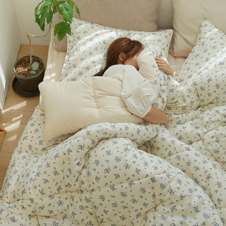 보송보송 포그니 알러지케어 차렵이불 풀세트 라지킹LK