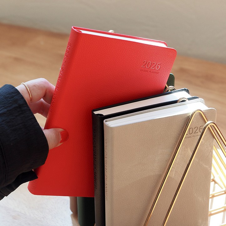 프랭클린플래너 26년 캐주얼 다이어리 2D1P 32절 LOGROG 2026, 시그니처그린