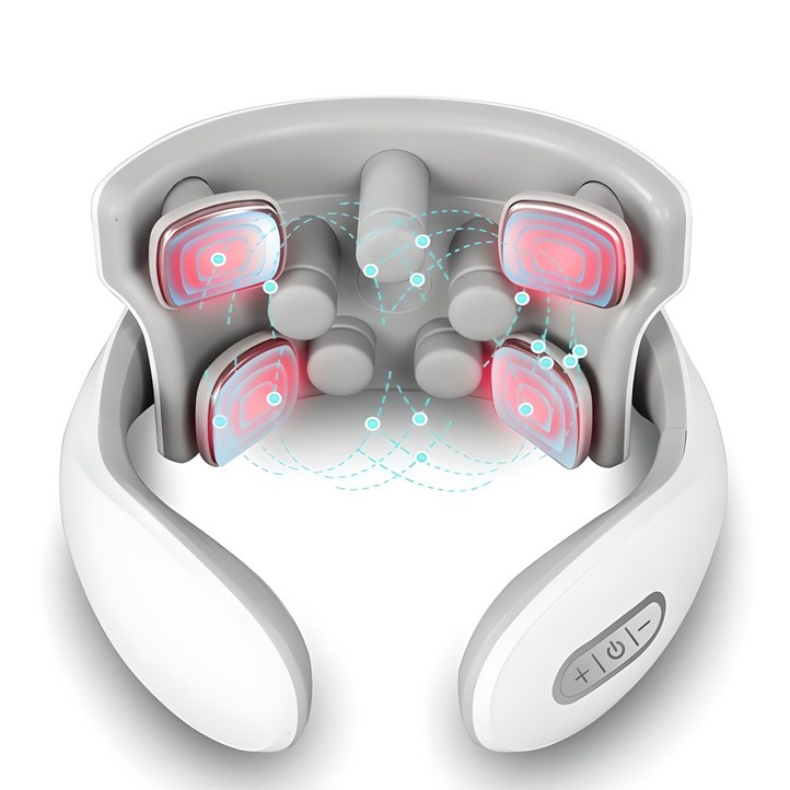 넥슬림 EMS 저주파 온열 목 마사지기 무선 안마기