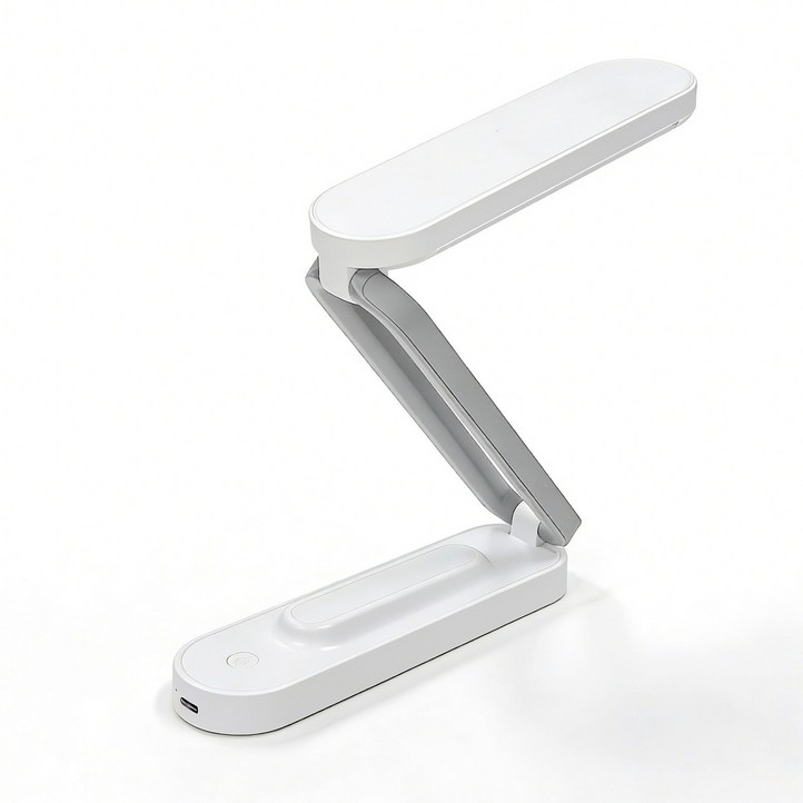 H HNMA HN 휴대용  스탠드 접이식  밝기 조절 가능 침실 사무실 서재 등 다용도 적용 180 각도 조절 가능 학생 미니 스탠드 조명 봄맞이 선물 근로자의 날 하마