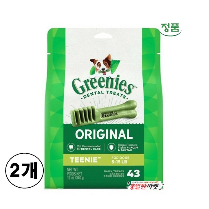 사은품배변봉투증정 그리니즈 덴탈껌 오리지널