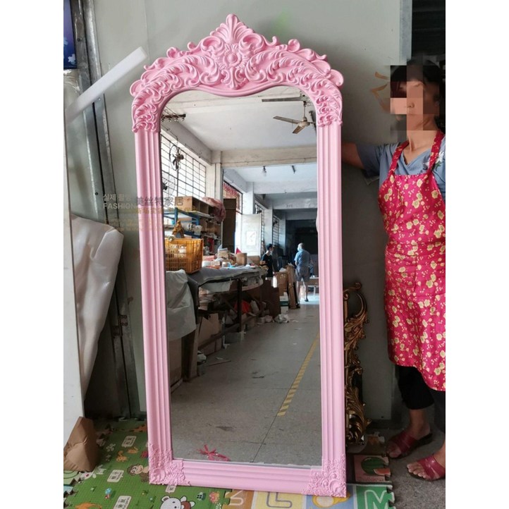 엔틱 전신 거울 프레임 피팅 미러 북유럽 대형 애슐리