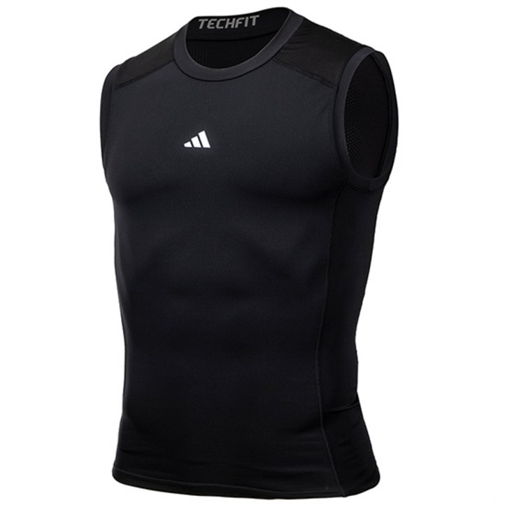 아디다스 테크핏 C 슬리브리스 티 JE6694 민소매