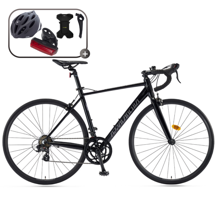 2026 삼천리 아팔란치아 700C R14 알루미늄 프레임 올라운드 로드자전거 입문자전거, 1개, 167cm, 블랙510