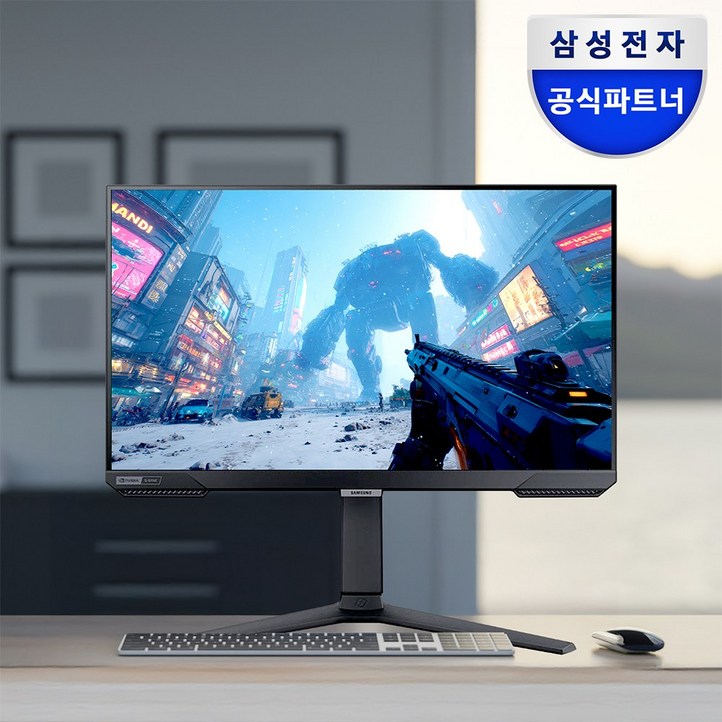 삼성전자 오디세이 G4 S27BG400 27인치 게이밍 모니터 IPS 프리싱크 지싱크 240Hz 1ms HDR10 피봇