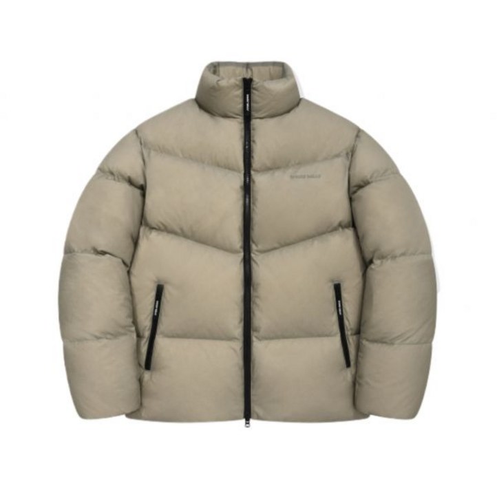와키윌리 WACKY WILLY 나일론 다운점퍼 베이지 146622