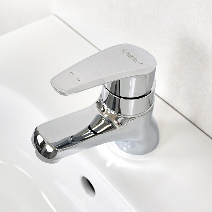 아바스 국산 KS인증 원홀 세면대 수도꼭지 수전 세면대수도꼭지 화장실 세면수전, 1세트