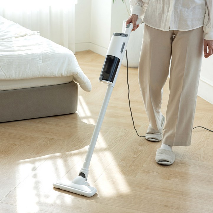 신제품 홈리아 유선 청소기 초강력 진공 핸디 스틱형 다용도, 화이트