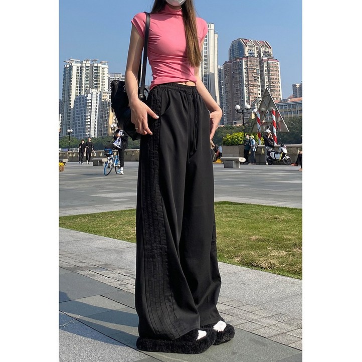 완스몰 이널 옆라인 밴딩 와이드 팬츠 pt31682 완스몰 이널 옆라인 밴딩 와이드 팬츠 pt31682