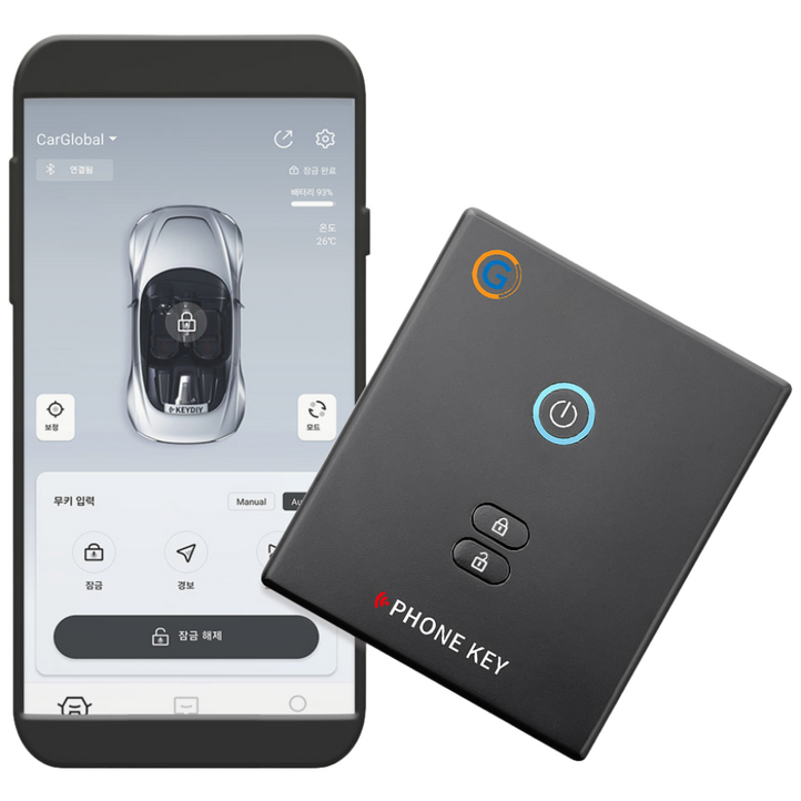 폰키  현대 기아GM 쉐보레 자동차 디지털키 스마트키 차량공유 편리한 오토도어 원격제어, 1개, GM쉐보레크루즈2011.2016