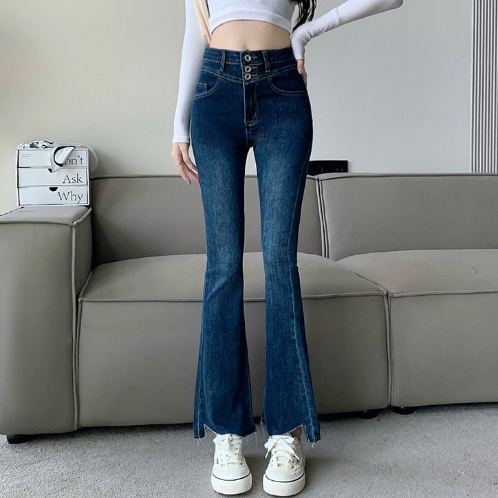 대박난박양 쓰리버튼 부츠컷 청바지 대박난박양 쓰리버튼 부츠컷 청바지